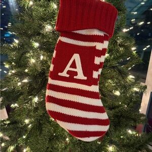 Wonderstruck Target Red A striped stocking